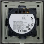 Выключатель сенсорный SWT-OMALI-S01-ZB-BK (250V, 10A, Zigbee) (Arlight, Стекло) 050033