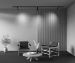 Трековый светильник однофазный Maytoni Focus T TR141-1-6W3K-M-B (LED, 220V, круглые)