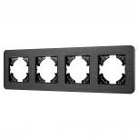 Рамка алюминиевая FRM-AKIRY-AL-4-BK (Arlight) 049732