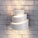 Настенный светодиодный светильник уличный 1535 белый Elektrostandard Helix TECHNO LED