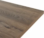 Стол Аврора Осло 140, Дуб гудзон шоколадный, Шамони/Чёрный