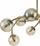 Люстра потолочная на штанге Intero V000227 (11024/9R Gold)