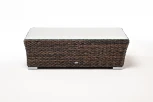 "Капучино" журнальный столик из искусственного ротанга (гиацинт), цвет коричневый 4SIS арт.УТ-00003962