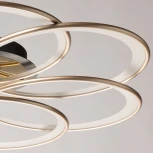 Потолочная LED люстра с ПДУ De City Оскар 510016506