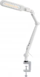 Офисная настольная лампа светодиодная на струбцине с регулировкой цветовой температуры и яркости ЭРА NLED-496-12W-W (220V, сенсорный выключатель)