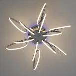 Потолочная люстра RGB на штанге Citilux Salma Smart CL224A161 (LED, 220V, голосовое управление, пульт управления, управление смартфоном, умный дом - Алиса, Маруся, Экосистема Сбер)