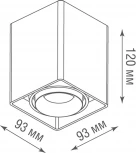 Накладной светильник Donolux Lumme DL18611/01WW-SQ White (220V)