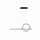 Подвесной линейный светильник светодиодный Mantra Kitesurf 7142 кольцо (220V, на тросе, кольцо)