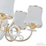Подвесная люстра Arte Milano Florentia-1097 301097/8 Wh/Gd (220V, на цепи)