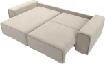 Диван угловой Лига-029 левый угол (Бежевый/Микровельвет) Лига Диванов арт.121917L