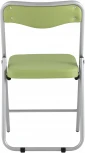 Складной стул Stool Group Джонни экокожа салатовый каркас металлик УТ000035367