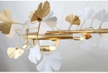 Подвесная люстра Favourite Ginkoa 4080-8P (220V, на тросе, листья)