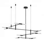 Потолочная люстра на штанге Odeon Light Defance 4307/16 черный/акрилл/металл IP20 G9 40W *16 180° 220V