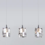 Подвесной светильник Eurosvet Scoppio 50101/3 хром (220V, на проводе)