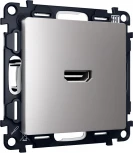 Комплект механизма Ambrella Volt розетки HDMI 2.0 ALFA MA514010 Сталь матовый 40V/500mA 2.0GHz 5-18Gbit/s QUANT