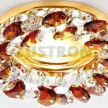 Встраиваемый точечный светильник Ambrella K206 TI/G