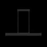 Подвесной линейный светильник Step 3000K 1x30Вт 120° LED Maytoni Technical P010PL-L30B (220V, на тросе)