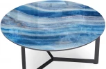 Журнальный столик Woodville Роб D-700 лазурит / черный 553551