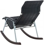 Кресло-качалка складная "Белтех", к/з черный 2000003005628 Leset