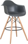 Стул барный DAW BAR (ножки светлый бук, цвет серый)