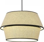 Подвесной светильник ST Luce Jackie SL1354.413.01 Черный/Бежевый, Черный E27 1*40W (220V, на проводе)