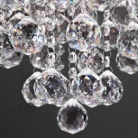 Потолочная люстра Eurosvet Ostiniya 3299/6 хром / прозрачный хрусталь