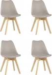 Стул Stool Group FRANKFURT NEW бежевый 4 шт УТ000037633
