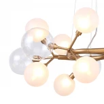 Подвесная люстра Favourite Babylon 2515-10P (220V, на тросе, шарики, молекулы)