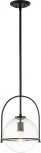 Подвесной светильник на штанге Hinkley Somerset QN-SOMERSET-P-C-BK (220V, шар)