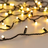 Светодиодная гирлянда ARD-STRING-CLASSIC-10000-BLACK-100LED-MILK-SYNC RGB (230V, 6.5W) (IP65)