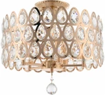 Потолочная люстра хрустальная на штанге Arte Milano Sorrento-1019 371019/5/50/390 GD (220V)