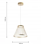 Подвесной светильник Favourite Fibra 4634-4P (LED, 220V, на проводе)