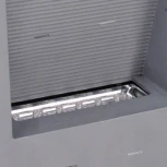 Светильник встраиваемый в стену уличный светодиодный Horoz Granit, 1 лампа, серый с синим