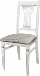 Стул Анри белый/серебро, Атина серебро от фабрики Mebelik