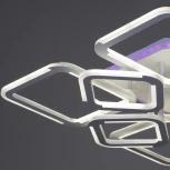 Потолочная люстра светодиодная на штанге с пультом Reluce 09821-3.3-4+4 WH (RGB) (220V)