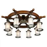 Потолочная люстра Omnilux Ferro OML-50307-08 (220V, штурвал)