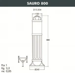 Наземный светильник Fumagalli Sauro D15.554.000.AYF1R (220V, круглые, IP55)