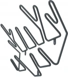 Вешалка Sheffilton SHT-WH36 антрацит