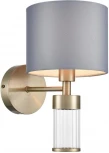 Бра Lumion Damona 8108/1W латунь титаниум/серый, металл/текстиль/стекло E14 40W 220V