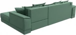 Диван угловой НордСтар правый угол (Зеленый/Рогожка) Лига Диванов арт.123501
