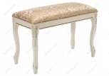 Банкетка Woodville Валентино патина золото / бежевый 309320