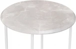 Журнальный стол Грейс мрамор серый / белый 520648 Woodville
