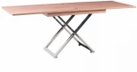 Стол-трансформер Левмар Cross D89/S79 сонома/ опоры нерж.ст.