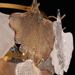 Подвесная люстра MW-Light Патриция 447012606 (220V, на цепи, листья)