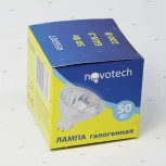 Лампочка галогенная GU5.3 50W 220V 1500 lm 2700K желтое теплое свечение Novotech 456007