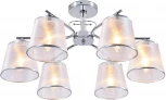 Люстра потолочная на штанге Leonа 642/6PL E14*60W Chrome
