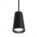 Подвесной светильник Wolta WSL-GU10/P11BL под лампу GU10 Черный CONO