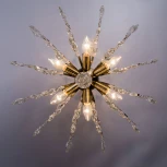 Потолочная люстра на штанге Citilux Селена CL302163 (220V, хрусталь)