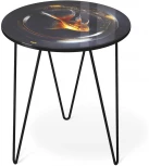 Столик журнальный Sheffilton SHT-CT27 лунная ночь/черный муар от фабрики Sheffilton