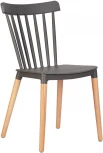Стул обеденный THEO (ножки светлый бук, цвет темно-серый (GR-04))